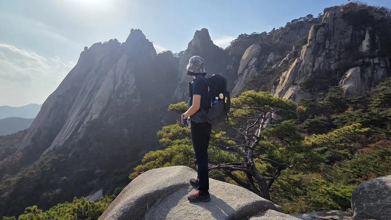 Korean mountain landscape