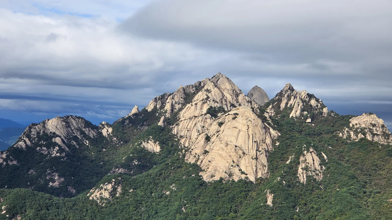 Bukhansan (once known as the Three-Horned Mountain)